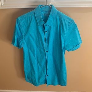 Guess blue dress tshirt size S